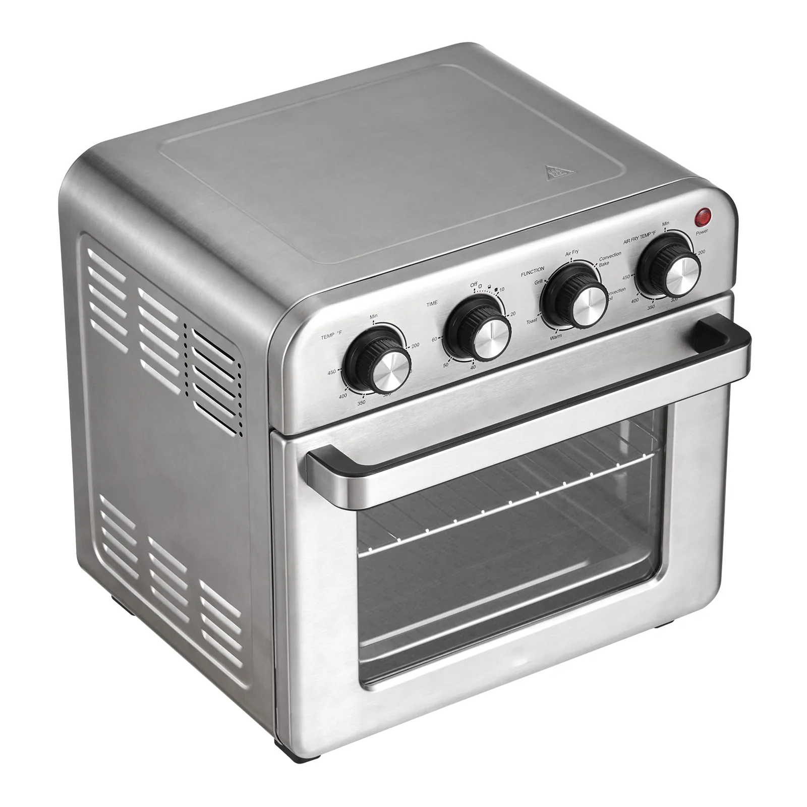 BENTISM 7-IN-1 Air Fryer Toaster Oven Convection Oven Countertop Stainless Steel 18L 1800W