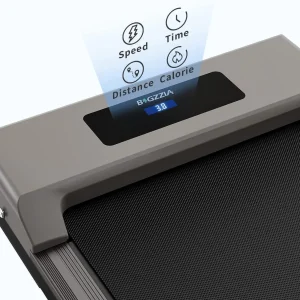 Bigzzia Walking Pad Under Desk Treadmill, Treadmills with Remote Control & LCD Display for Home Office, 265 lbs Max Weight, Pink