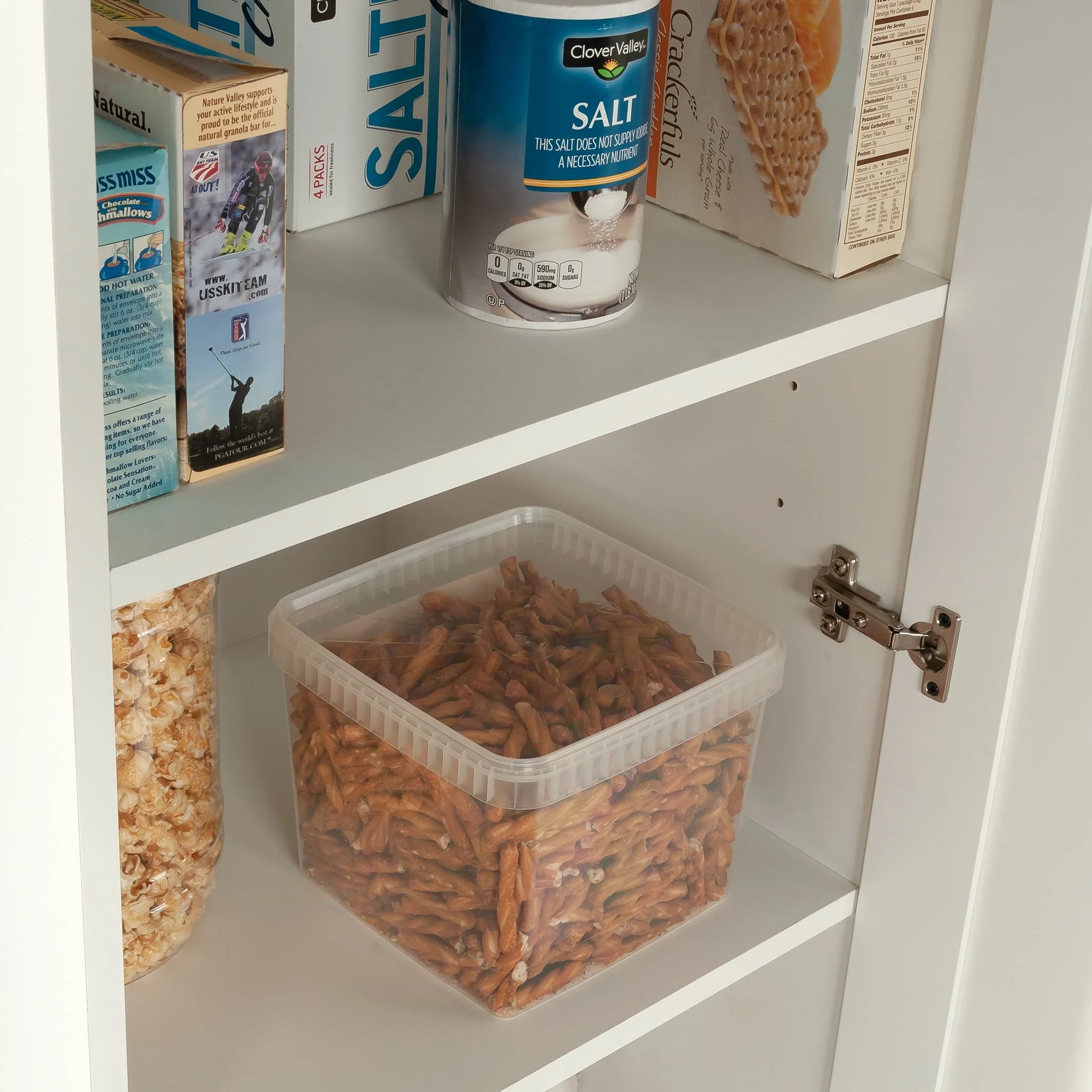 Sauder HomePlus Kitchen Storage Cabinet, Soft White Finish