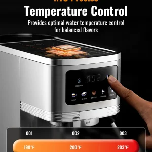 SHARDOR Espresso Machine 20 Bar, Professional Espresso Machine with Milk Frother and Touchscreen