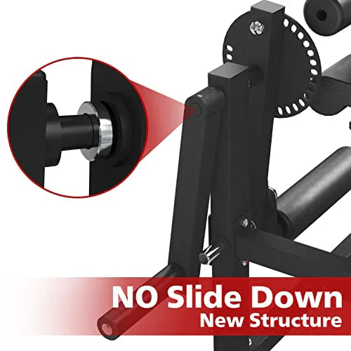 GMWD Leg Extension Machine and Curl, Lower Body Special Leg Machine, Adjustable Leg Exercise Bench