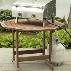 Cuisinart Chef's Style Tabletop Portable Propane Grill, 20,000 BTU Stainless Steel 2-Burner