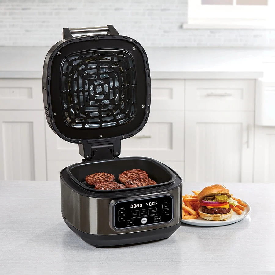 Grill Air Fryer Home, Black, 5.5 Quart