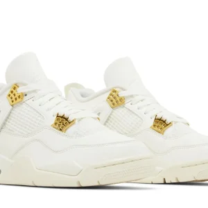 Wmns Jordan 4 Retro 'Metallic Gold'