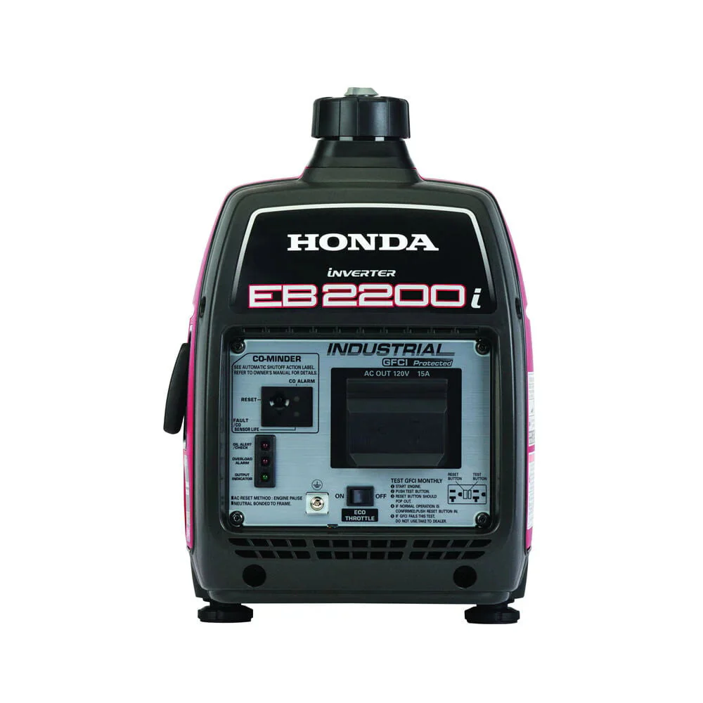 Industrial Generator Gas 121cc 2200W with CO Minder EB2200ITAN from Honda