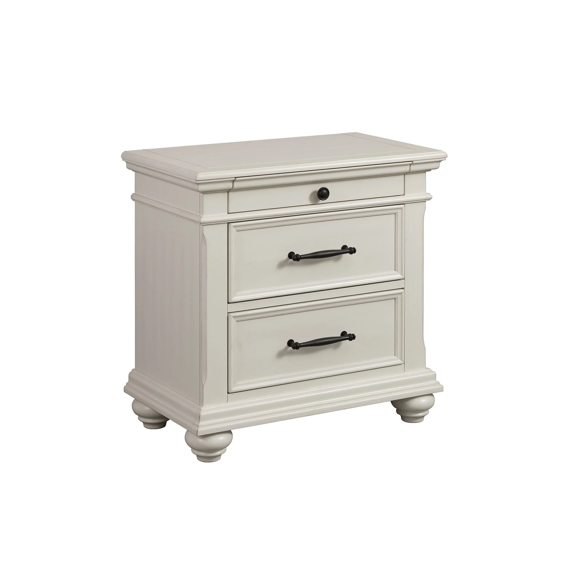 Picket House Furnishings Brooks Queen Platform Storage 6PC Bedroom Set in Grey