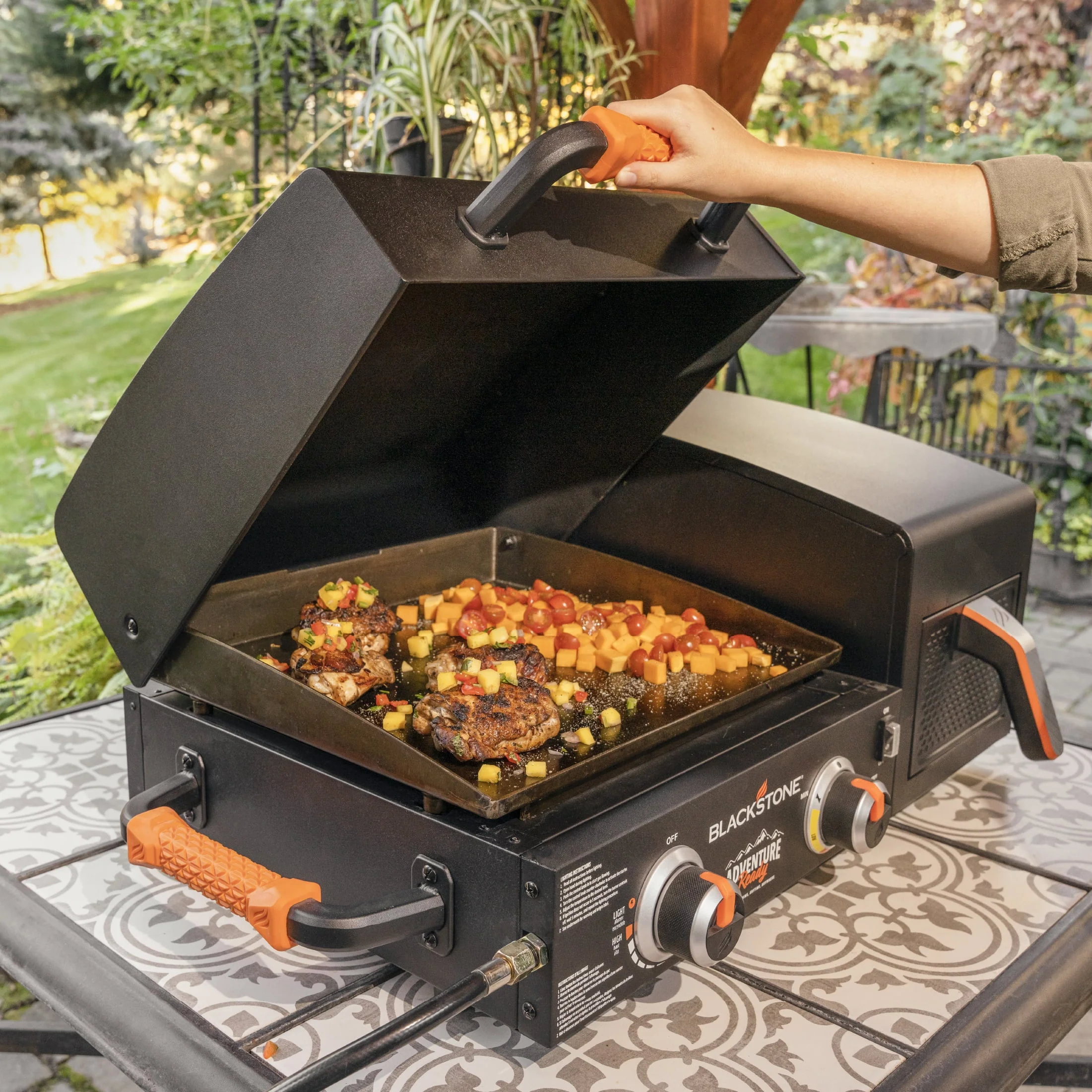 Adventure Ready 17" Griddle with Electric Air Fryer