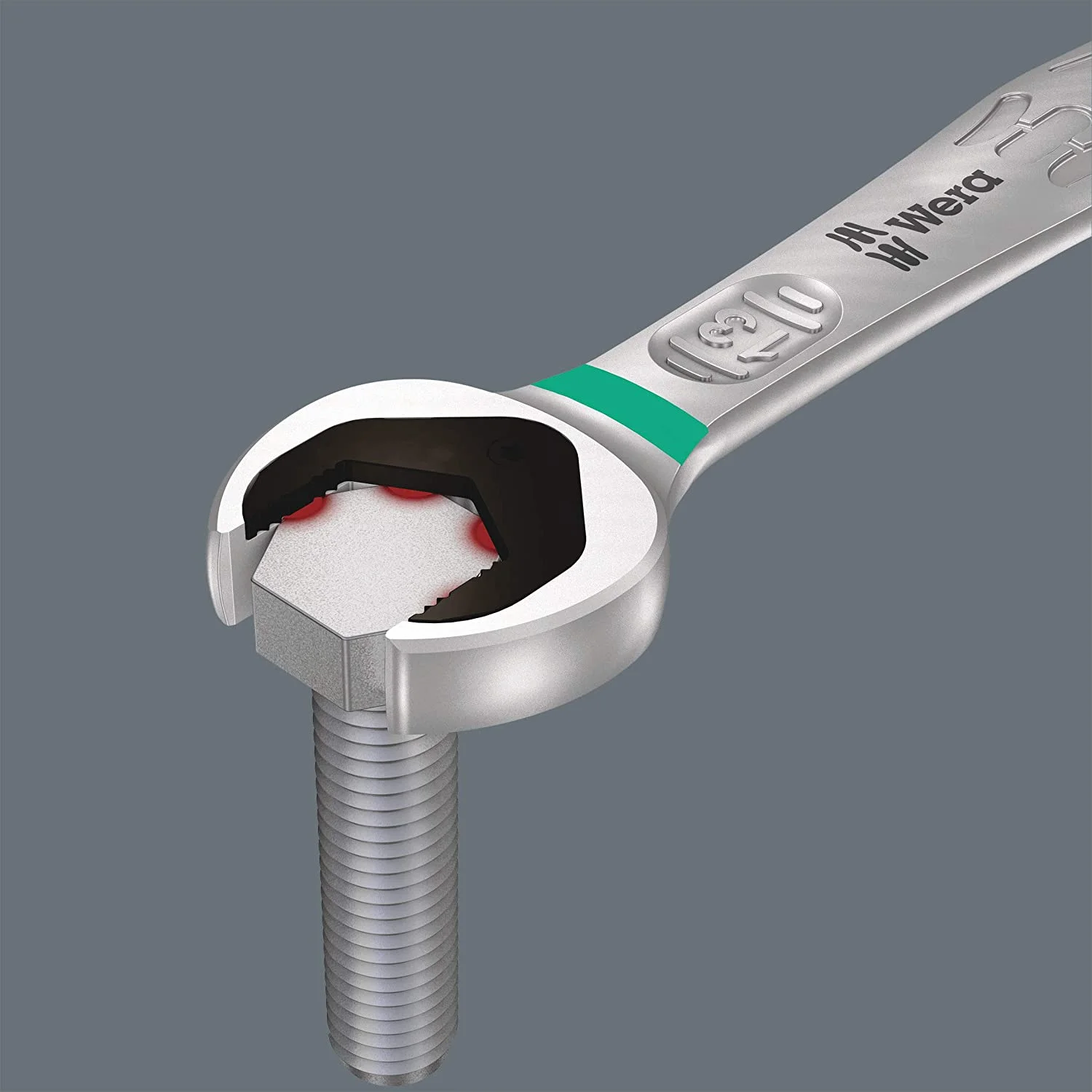 Wera Combo Wrench St,Steel,Chrome,Standard 05020022001