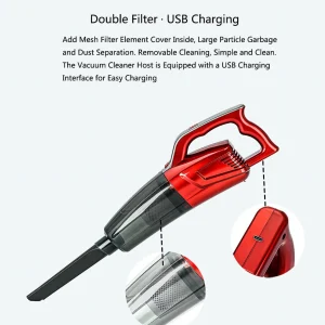 Cordless Wet Dry Vacuum Cleaner and Mop All in One, Lightweight Powerful Stick Vacuum Cleaner and Mop, One-step Cleaning, Rechargeable Upright Vacuum Cleaner for Home Hard Floor Pet Hair