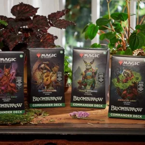 2025 Magic: The Gathering Bloomburrow Commander Deck Bundle – Includes All 4 Decks (Animated Army  Family Matters  Peace Offering  and Squirreled Away)