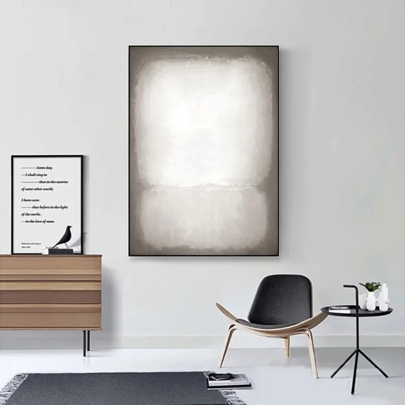Brown Abstract Painting Wabi Sabi Wall Art Minimalist Painting Neutral Abstract Art Lare Earth Tone Modern Painting Home Decor
