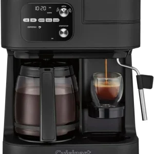 Cuisinart Coffee Center Barista Bar 4-in-1 Coffee Maker, Single-Serve Pods Compatible, Coffeemaker, Three Brewing Sizes, SS-4N1NAS, Black