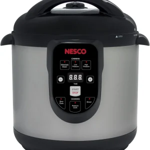 Nesco NPC-9 Smart Electric Pressure Cooker and Canner, Stainless Steel, 9.5 Qt