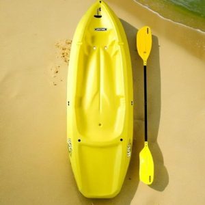 The Wave 6' Youth Kayak with Paddle. Designed for Stability and Safety, It's The Perfect Choice for Young Paddlers Ready to Conquer The Water