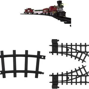 Arctic Central Battery Powered Train Set with Remote Control + Inner Track Expansion Pack