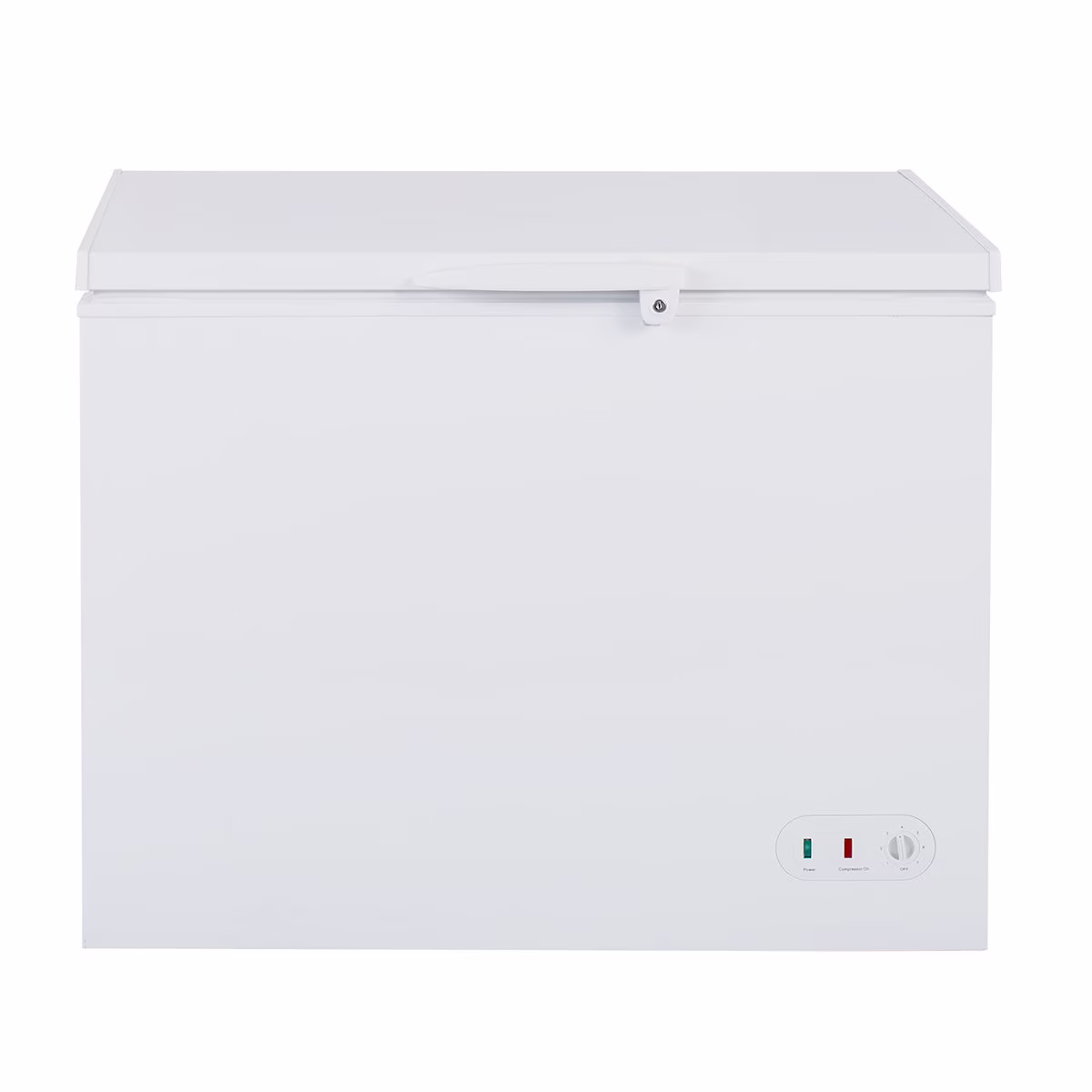 Maxx Cold Chest Freezer with Solid Top, 50"W, 12.7 cu. ft. Storage Capacity, Locking Lid, Garage Ready, in White (MXSH12.7SHC)