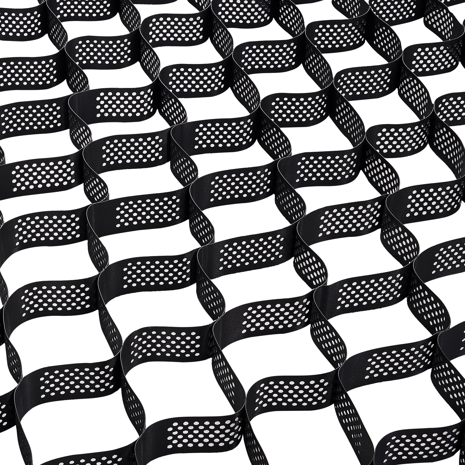 KFFKFF Gravel Grid, 4 Inch Depth, 17.06 x 8.86 FT / 5200 x 2700 mm, Supports 1880 LBS Per Sq ft, Permeable Ground Stabilizer for Garden, Patio, Walkway, RV Parking Slopes