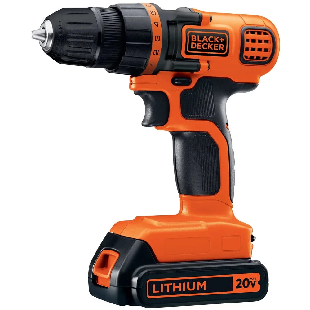 20V MAX 68-Piece Cordless Drill and Home Tool Project Kit with Tool Storage Bag (LDX120PK)