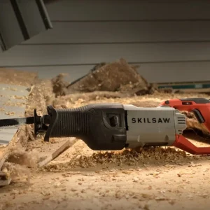 Skilsaw SPT44-10 15 Amp Corded 1-1/4 Inch Stroke Heavy Duty Reciprocating Saw