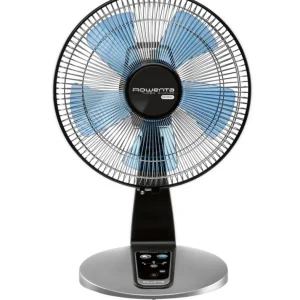 Rowenta Turbo Silence Standing Floor Fan with Remote, 53 Inch, Portable, 5 Speeds, VU5670