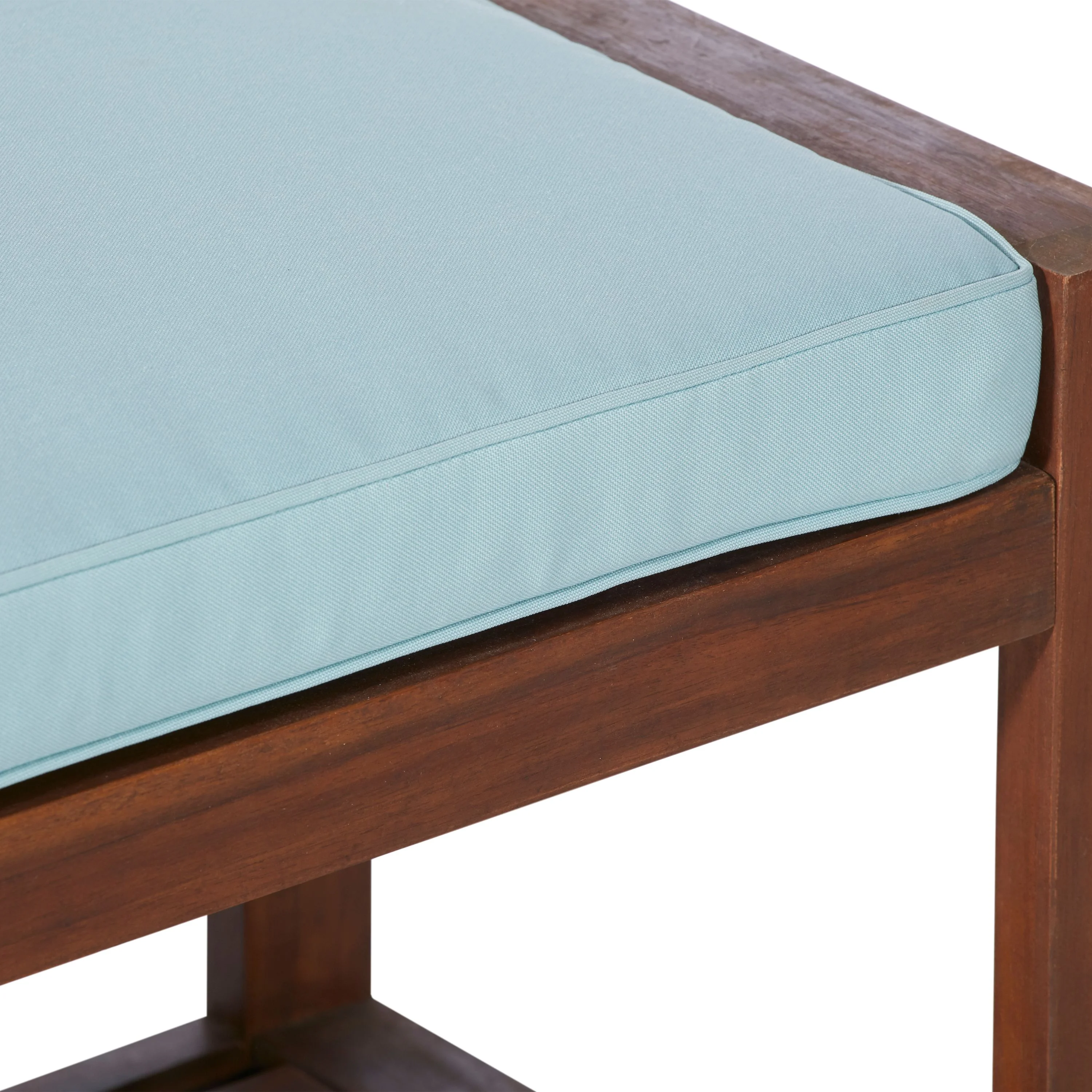 Manor Park Chevron Outdoor Storage Acacia Wood Bench - Brown
