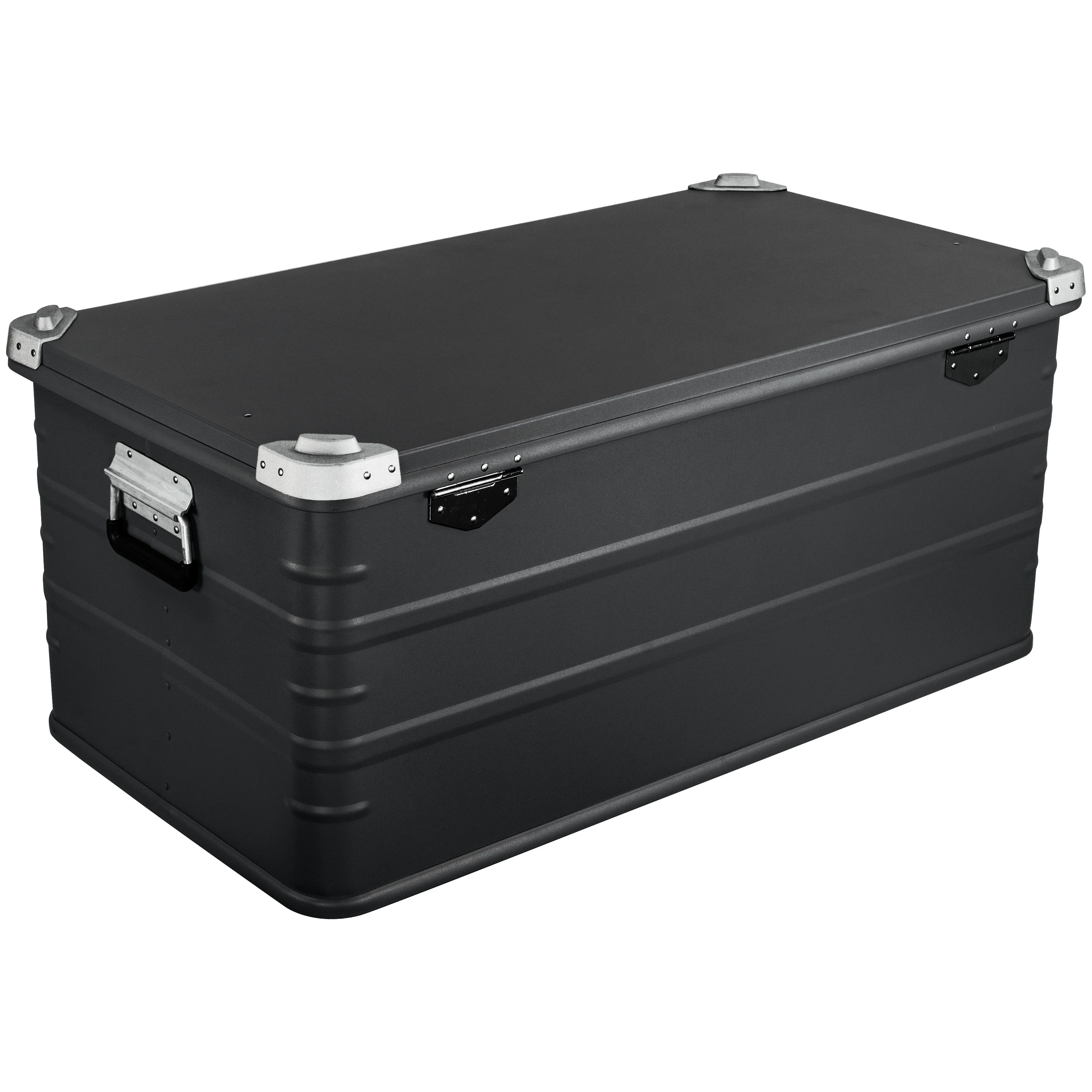 Crossover Aluminum Overland Storage, Trunk, Metal Cargo Case, Storage Box (147L X-Large, Black)