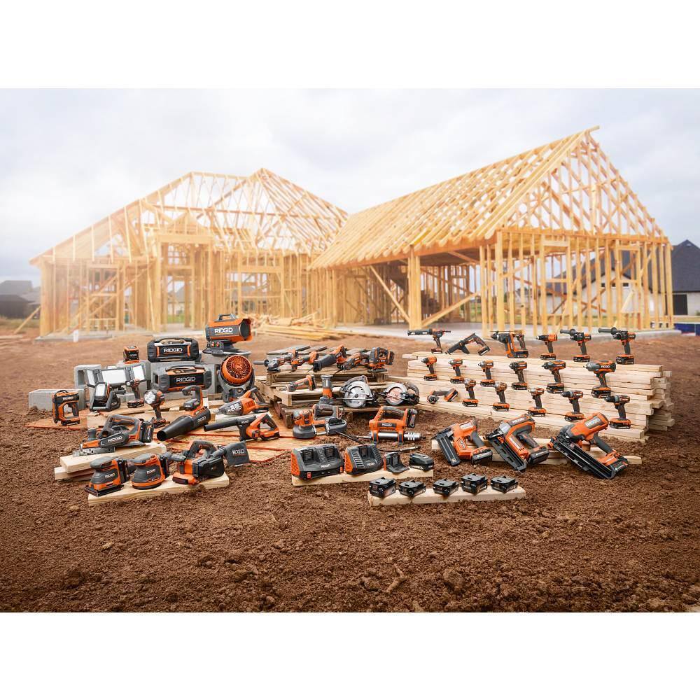 RIDGID 18V Brushless Cordless Nailer Combo Kit with Brad & Finish Nailers, Battery & Charger