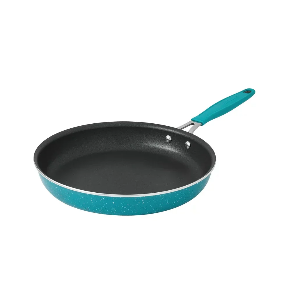 The Pioneer Woman Brilliant Blooms 38-Piece Cookware Set, Teal – Complete Kitchen Solution with Floral Design