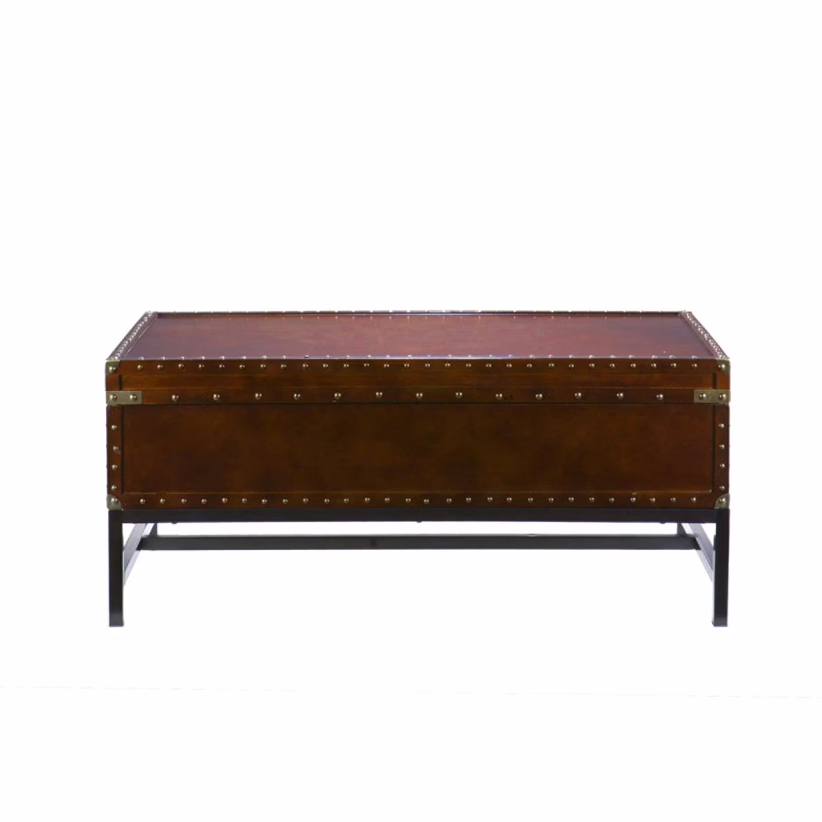 SEI Furniture Voyager Storage Coffee Table in Espresso