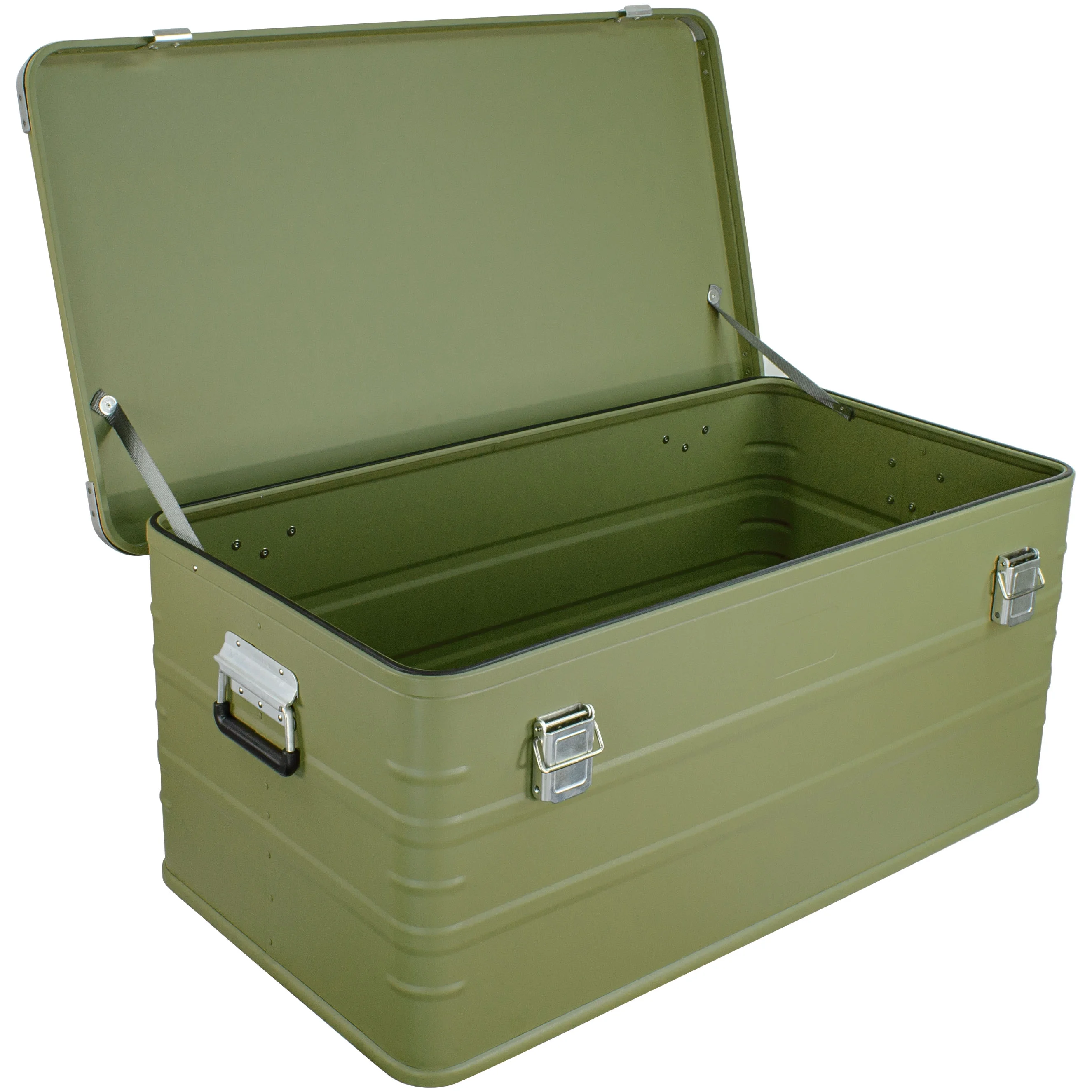 Crossover Aluminum Overland Storage, Trunk, Metal Cargo Case, Storage Box (147L X-Large, Black)