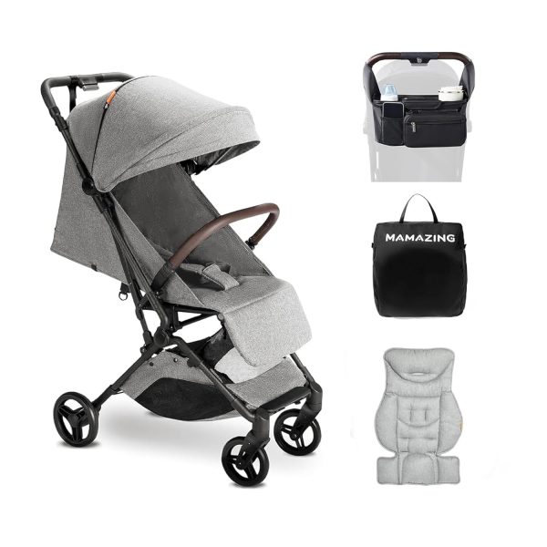 MAMAZING Lightweight Baby Travel Stroller with Carbon Fiber Frame Compact Airplane-Friendly