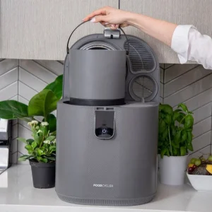 Foodcycler Eco 5 Odorless Indoor Compost Electric Food Waste Disposer 5 L, Gray