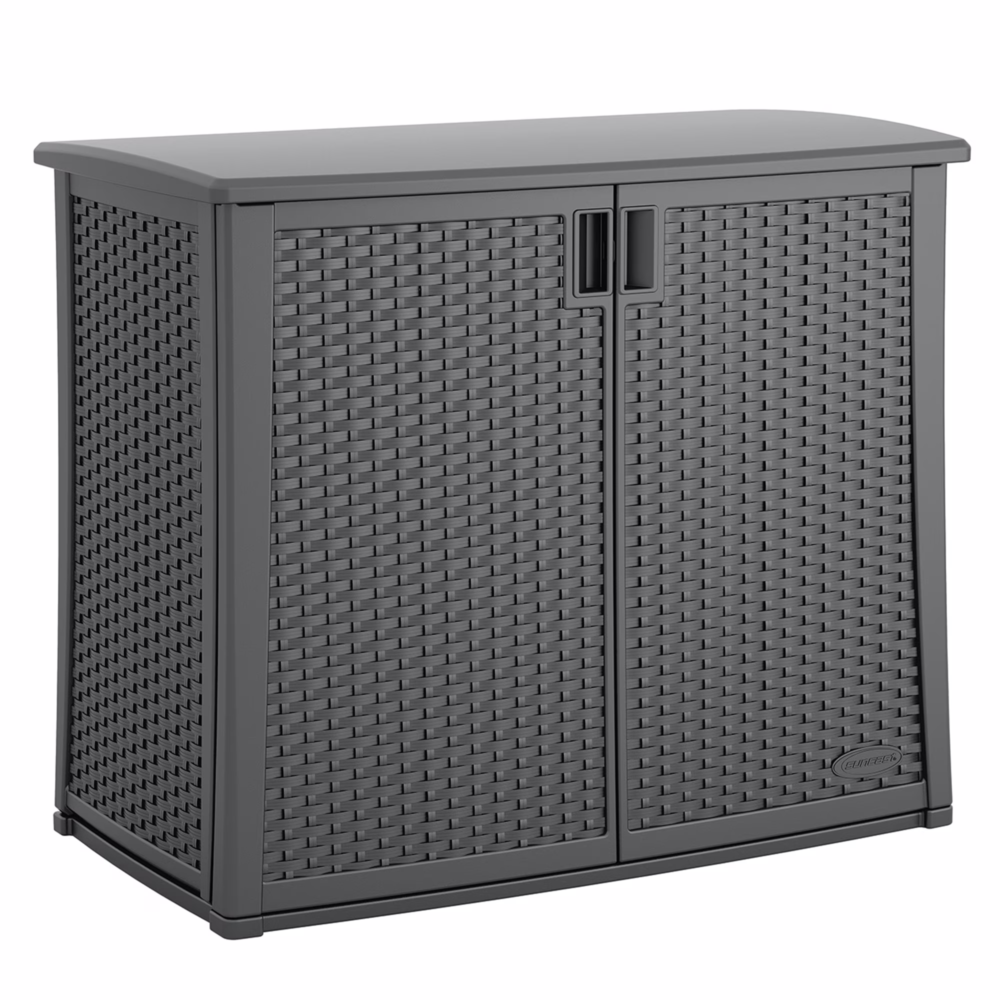 Suncast Outdoor 97-gallon Cabinet Deck Storage Box, Gray