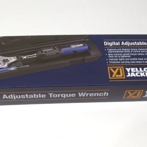 Yellow Jacket 60648 Digital Adjustable Torque Wrench 752 in - Lb Torque 10.6 in