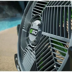 POWER+ Portable Misting Fan - 18" Outdoor Electric, 5 Speeds