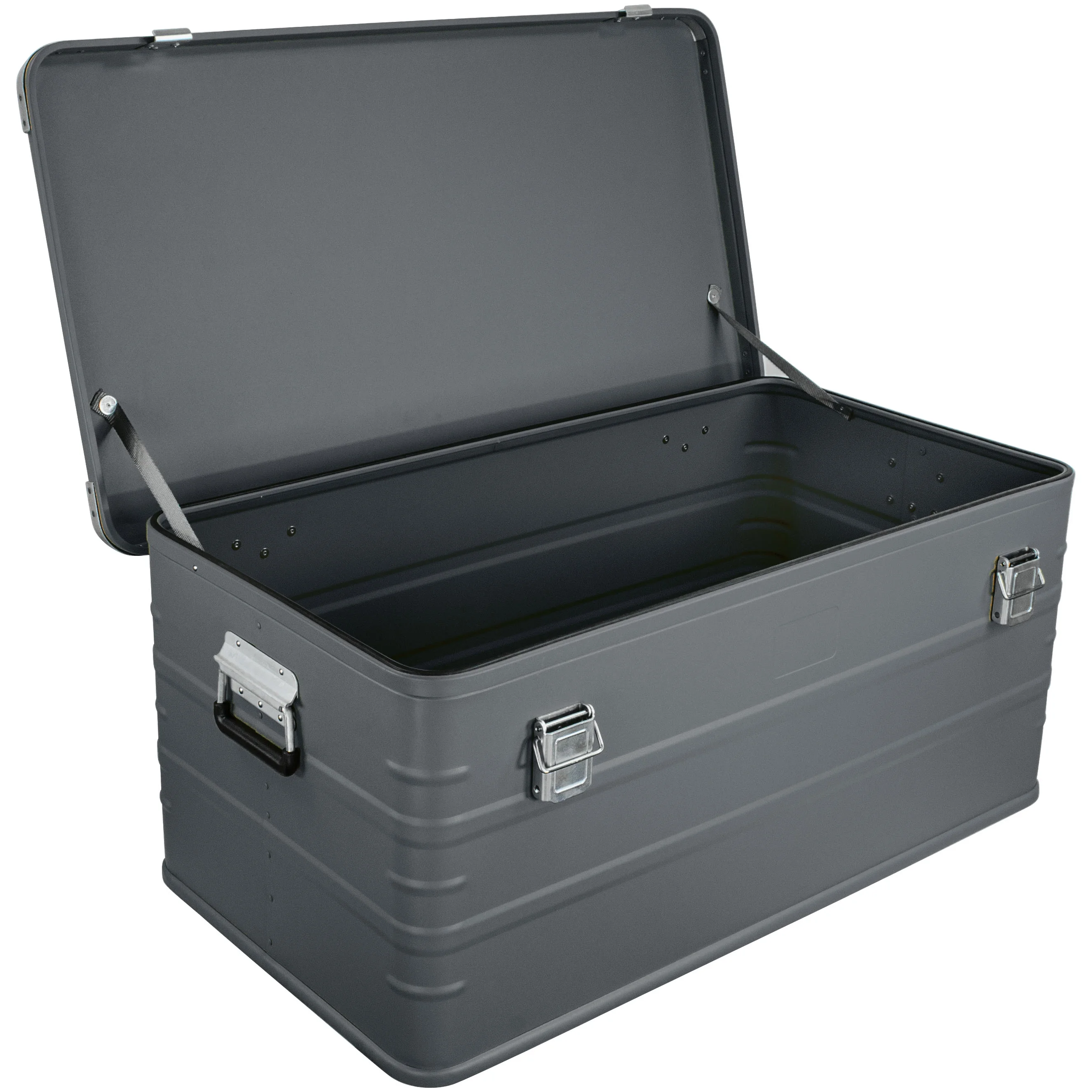 Crossover Aluminum Overland Storage, Trunk, Metal Cargo Case, Storage Box (147L X-Large, Black)