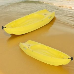 The Wave 6' Youth Kayak with Paddle. Designed for Stability and Safety, It's The Perfect Choice for Young Paddlers Ready to Conquer The Water