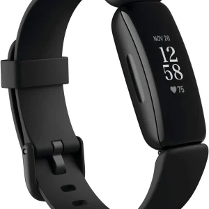 Fitness and Wellness-Tracker with Stress Management, Sleep-Tracking and 24/7 Heart Rate, One Size S L Bands Included, Lunar White/Soft Gold Stainless Steel, 1 Count