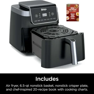 Ninja Air Fryer Pro 5-quart 4-in-1 air fryer that air fries bakes reheats and dehydrates
