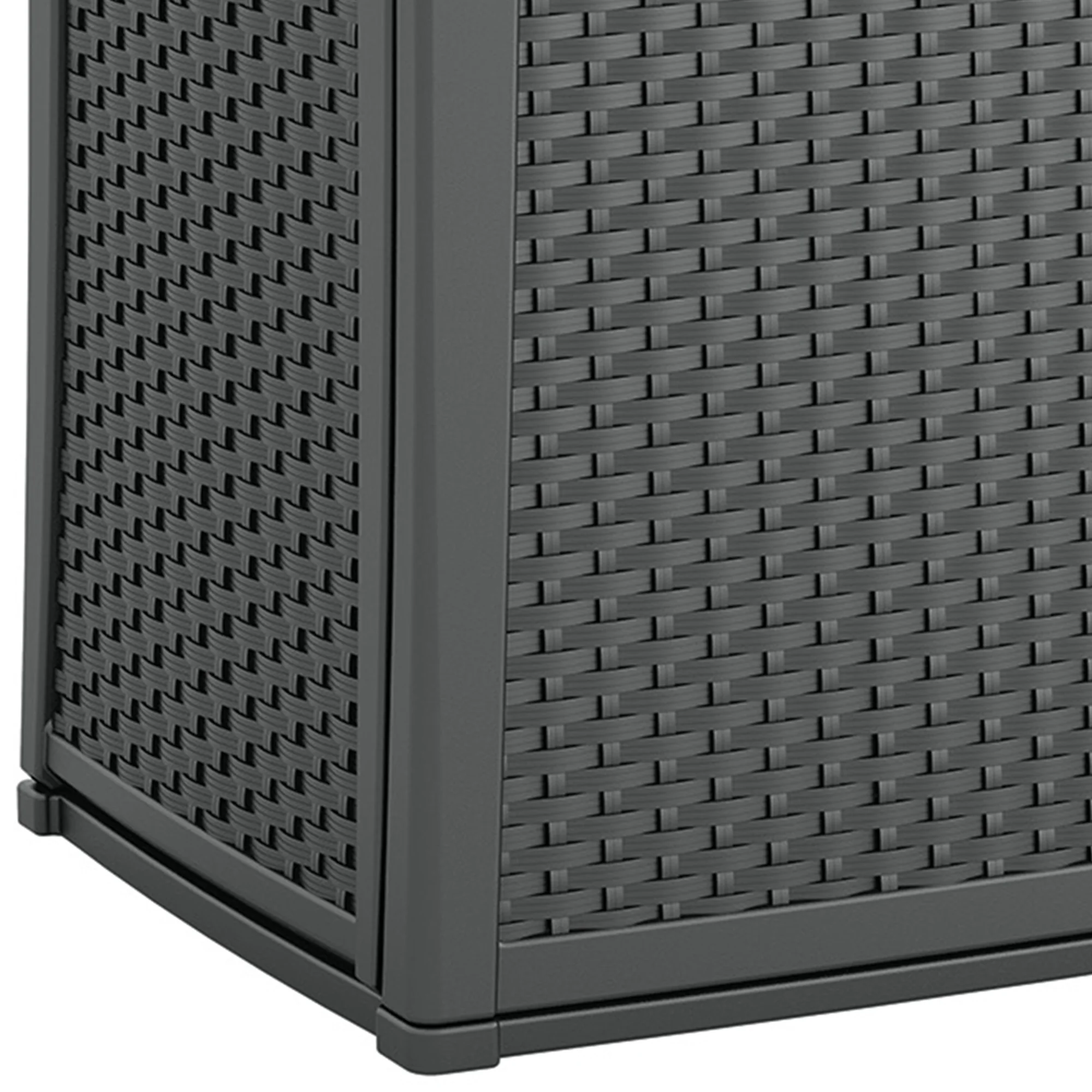 Suncast Outdoor 97-gallon Cabinet Deck Storage Box, Gray