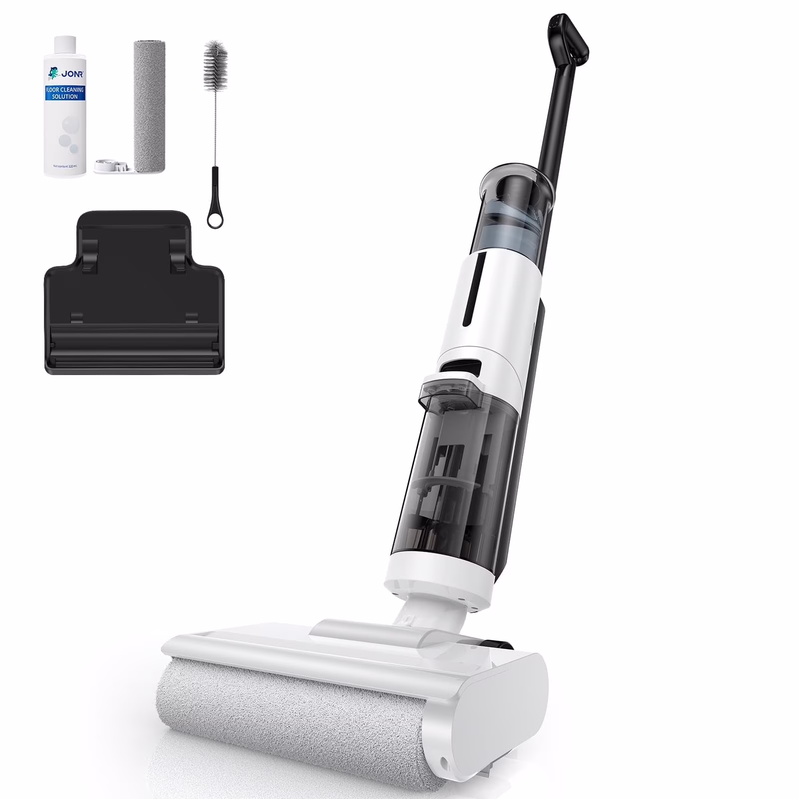 JONR ED12 Pro Max Wet Dry Vacuum Cleaner, 167-F Flashdry Self-Cleaning and 800ml Large Capacity Dirty Water Tank Smart Floor Cleaner