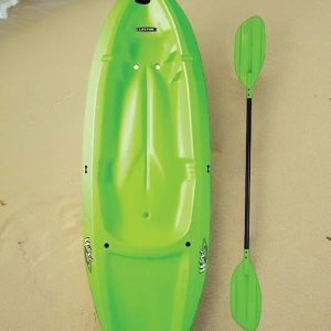 The Wave 6' Youth Kayak with Paddle. Designed for Stability and Safety, It's The Perfect Choice for Young Paddlers Ready to Conquer The Water