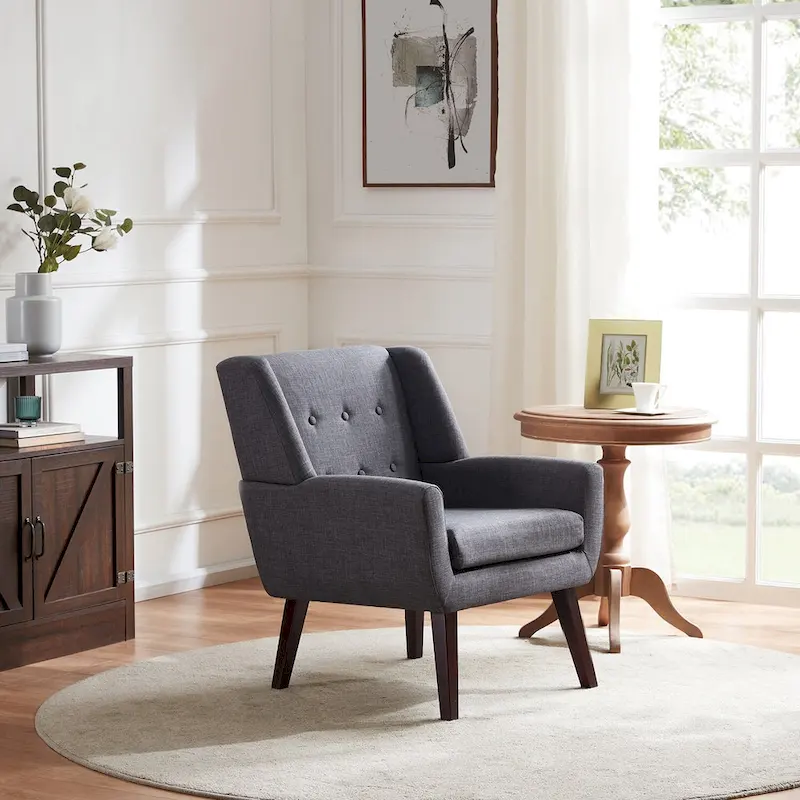 HUIMO Set of 2 Modern Tufted Accent Chair