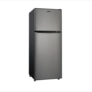 4.6. Cu ft Two Door Mini Refrigerator with Freezer, Stainless Steel