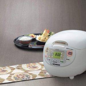 Zojirushi, Made in Japan Neuro Fuzzy Rice Cooker, 5.5-Cup, Premium White