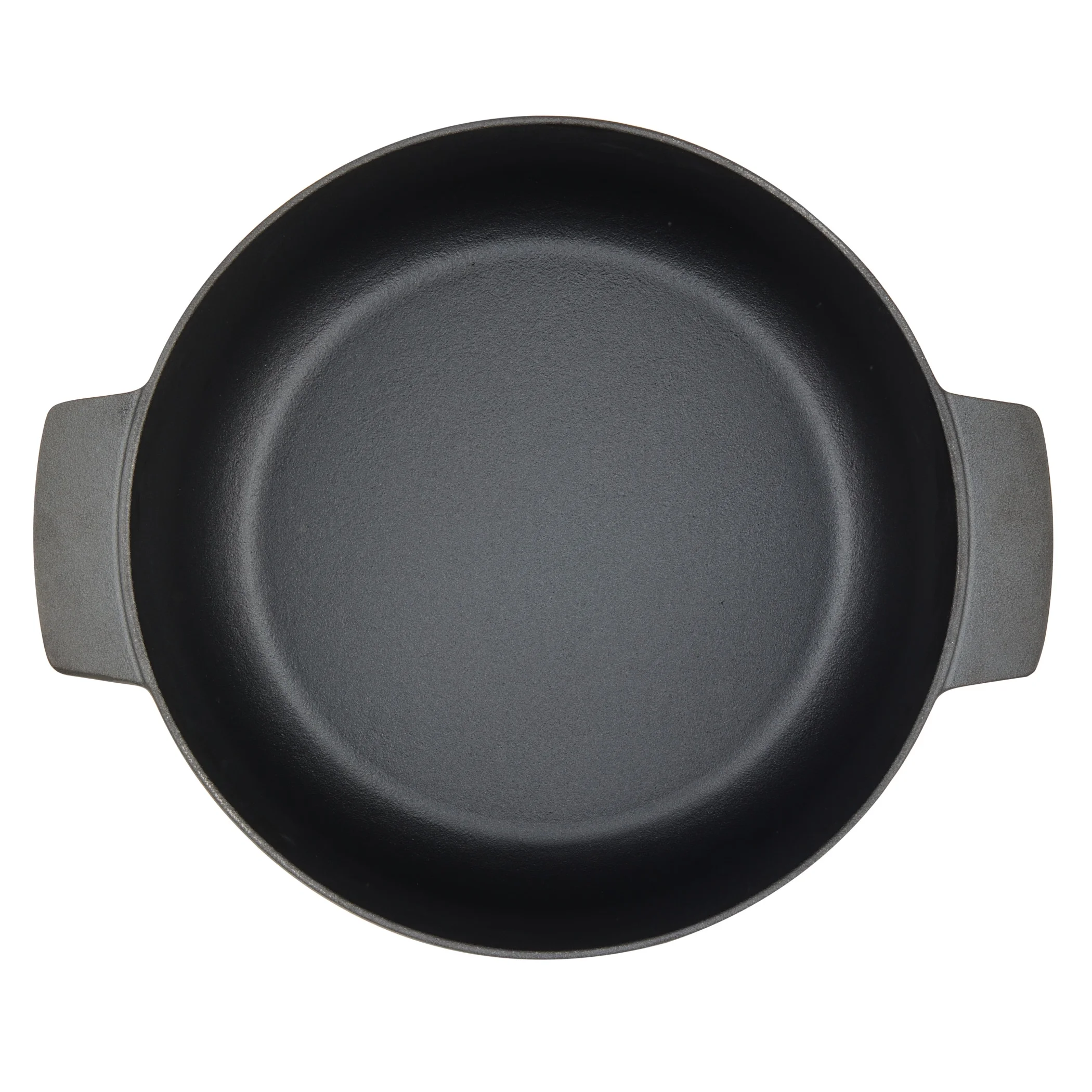 KitchenAid Seasoned Cast 6 Quart Iron Induction Dutch Oven Casserole, Metal Utensil, Broiler and Oven Safe to 500-F, Cast Iron Black