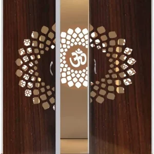 Customized Wooden Cabinet Desginer Mandir With LED / Mandir For Home & Office / Temple For Home / Pooja Ghar / Mandir With Lights /Storage
