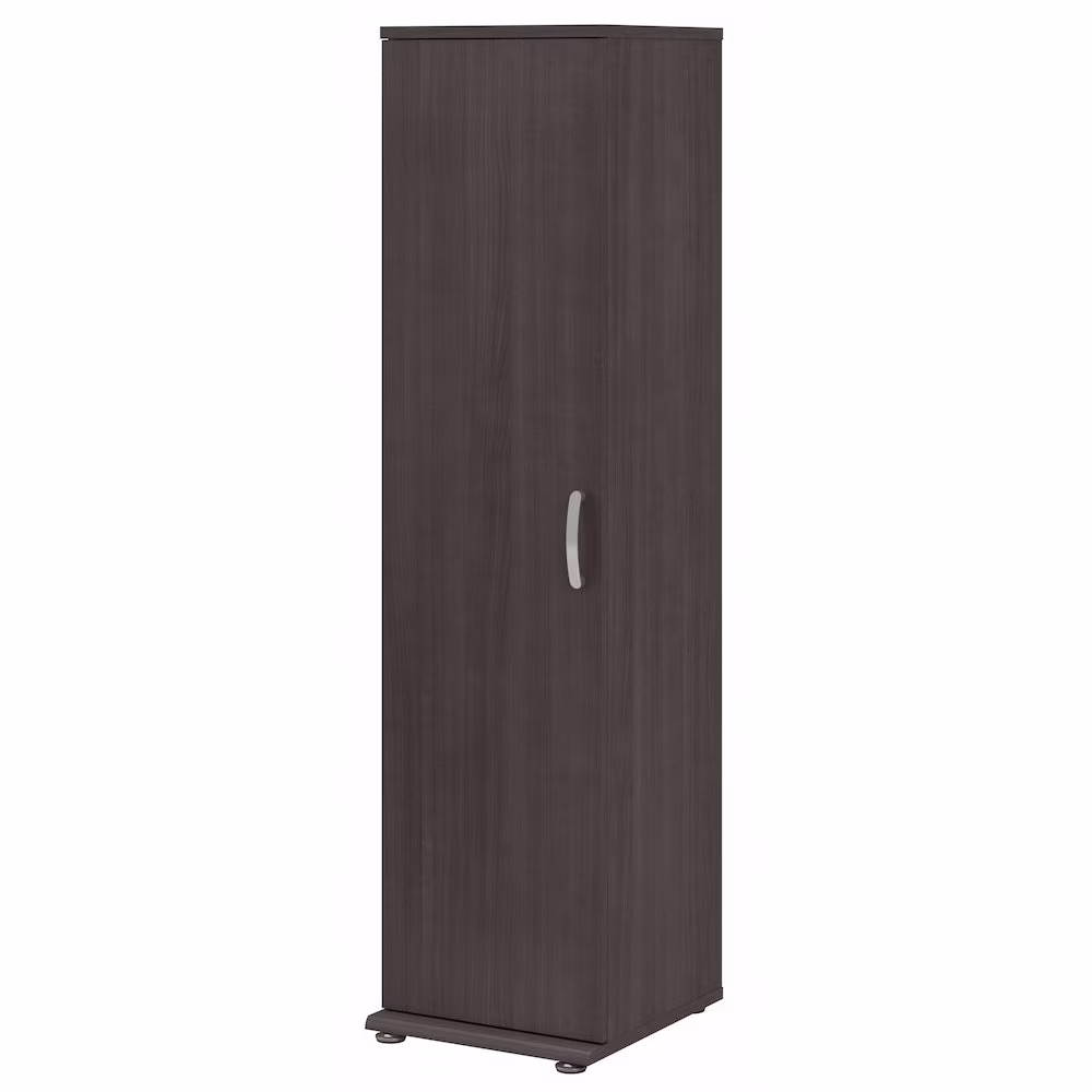 Universal Narrow Clothing Storage Cabinet in Platinum Gray - Engineered Wood