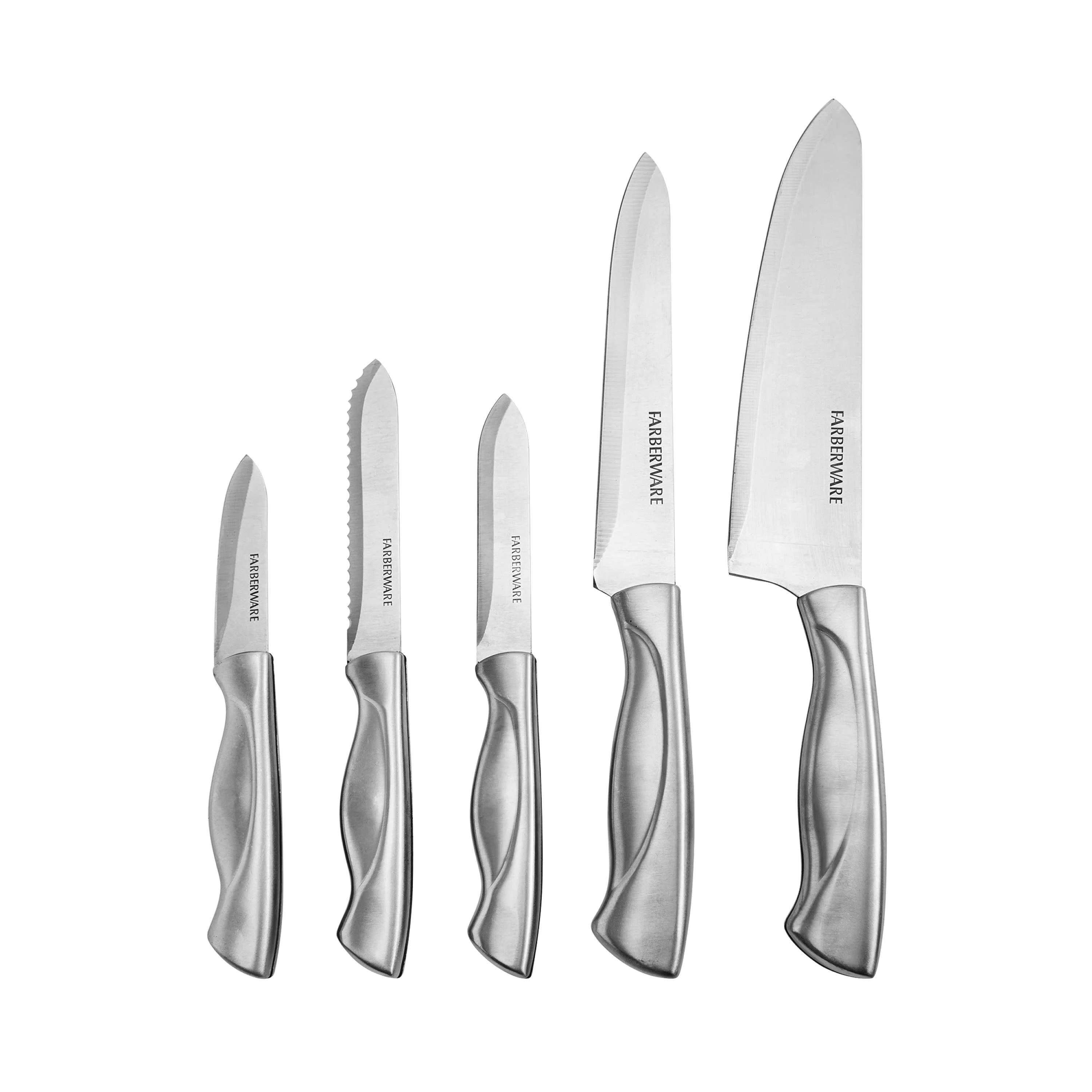 Farberware Classic 22-piece Stamped Stainless Steel Cutlery and Utensil Set