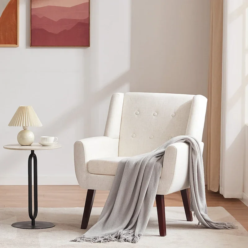 HUIMO Set of 2 Modern Tufted Accent Chair